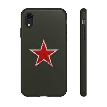 Red star, estuche para celular