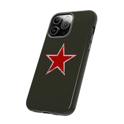 Red star, estuche para celular