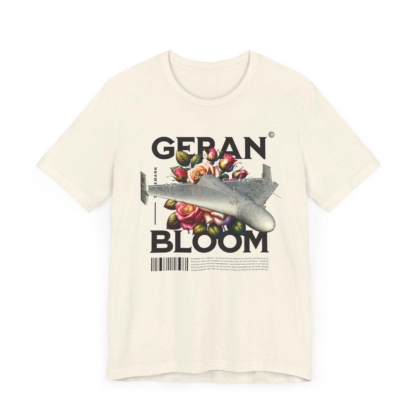 Dron Geran, Camiseta de manga corta de punto unisex