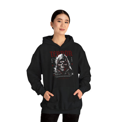 Terror, Sudadera unisex con capucha Heavy Blend™