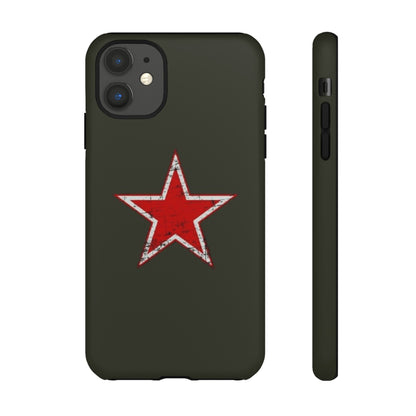 Red star, estuche para celular