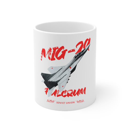 MIG-29, Tazas de café de cerámica, 11 oz, 15 oz