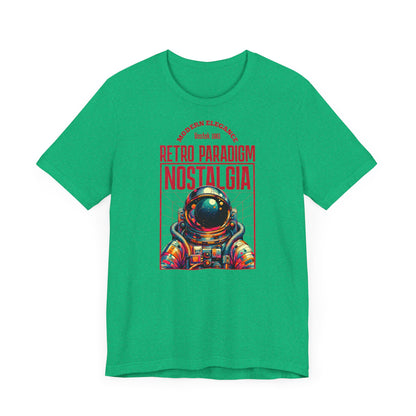 Retro Space, Camiseta de manga corta unisex de jersey