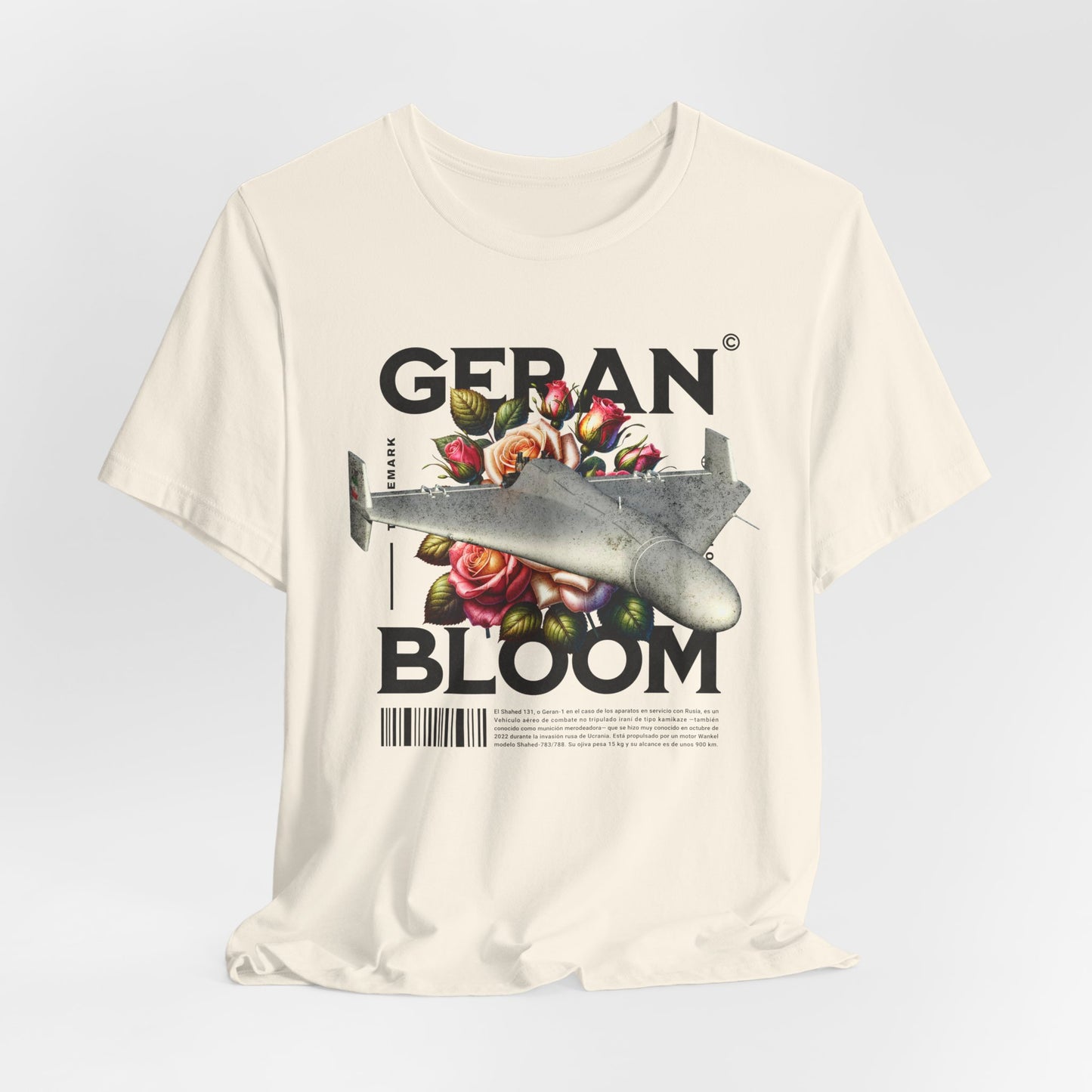 Dron Geran, Camiseta de manga corta de punto unisex