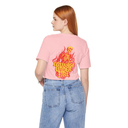 Bajo fuego, Camiseta de manga corta de punto unisex