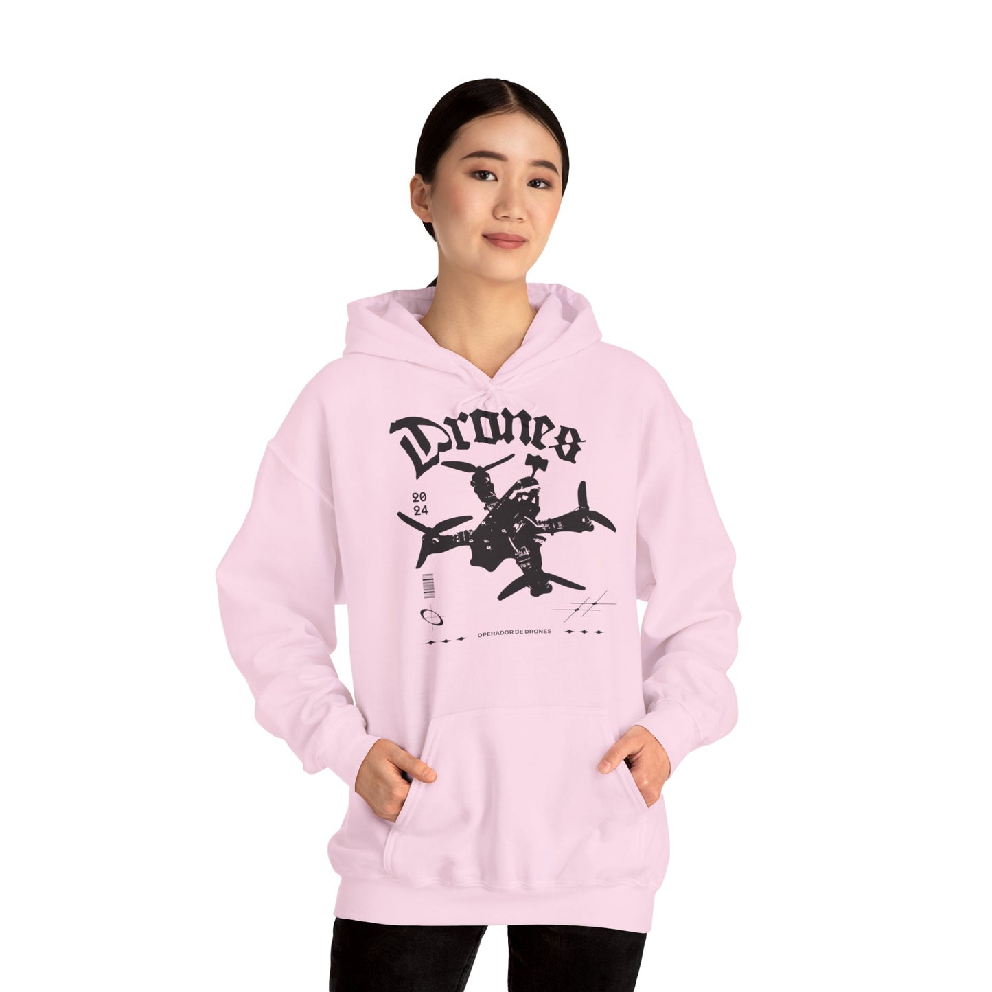 Operador de drones FPV, Sudadera con capucha unisex Heavy Blend™