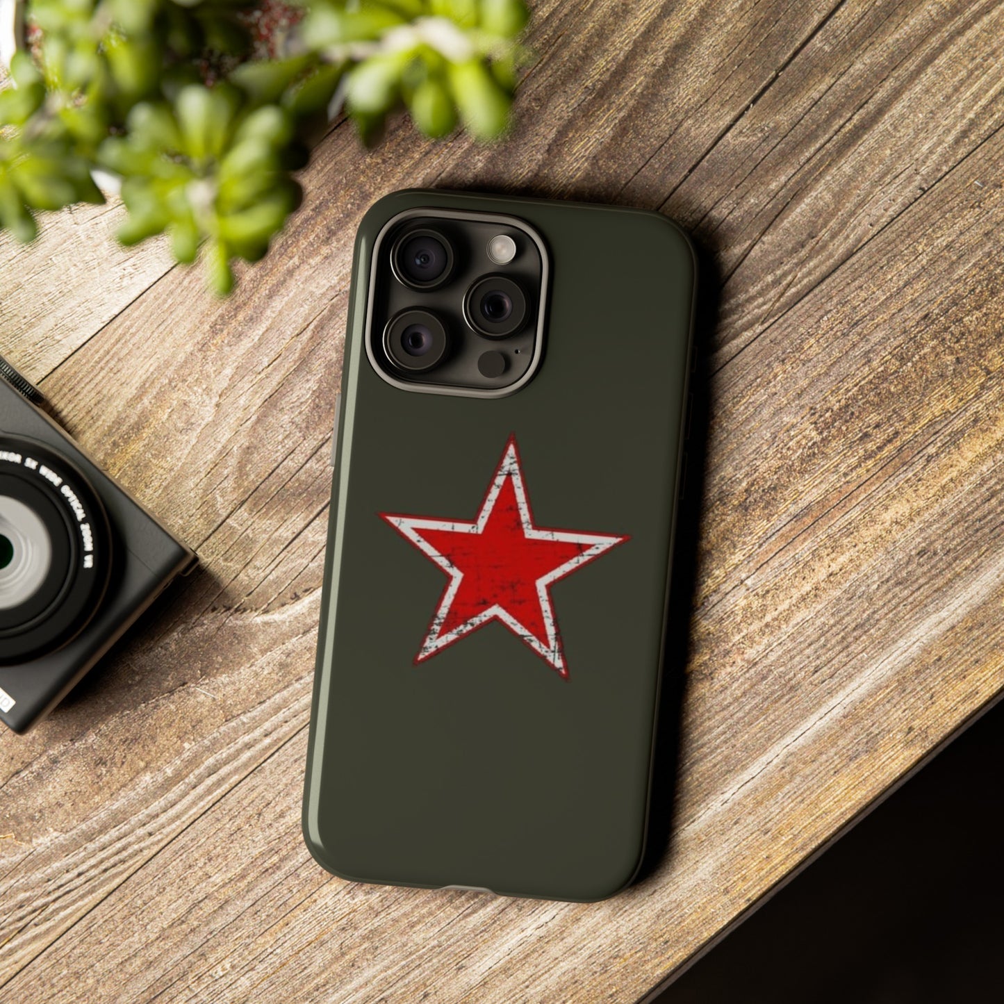 Red star, estuche para celular