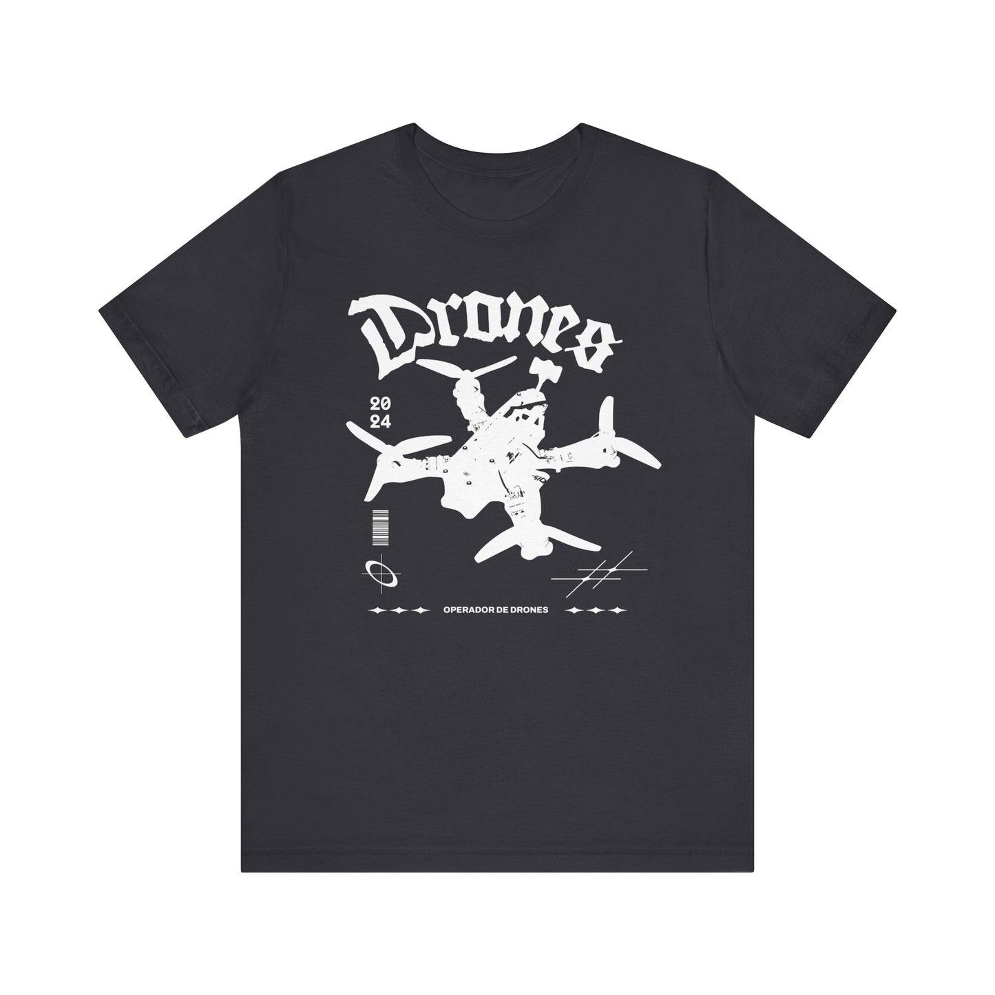 Operador de drones FPV, Camiseta de manga corta de punto unisex