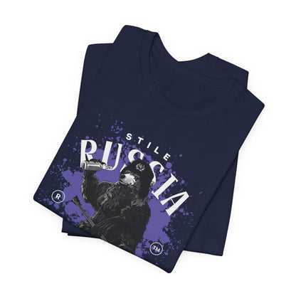 Russia stile, Camiseta de manga corta de punto unisex