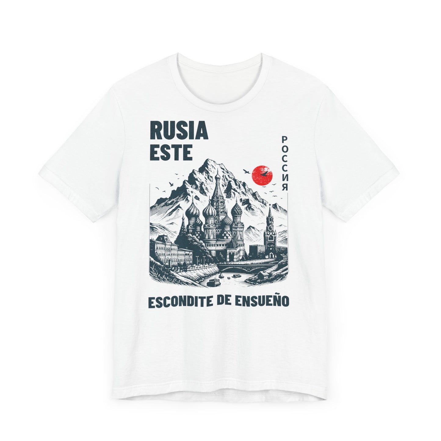 Rusia en el este, Camiseta de manga corta de punto unisex