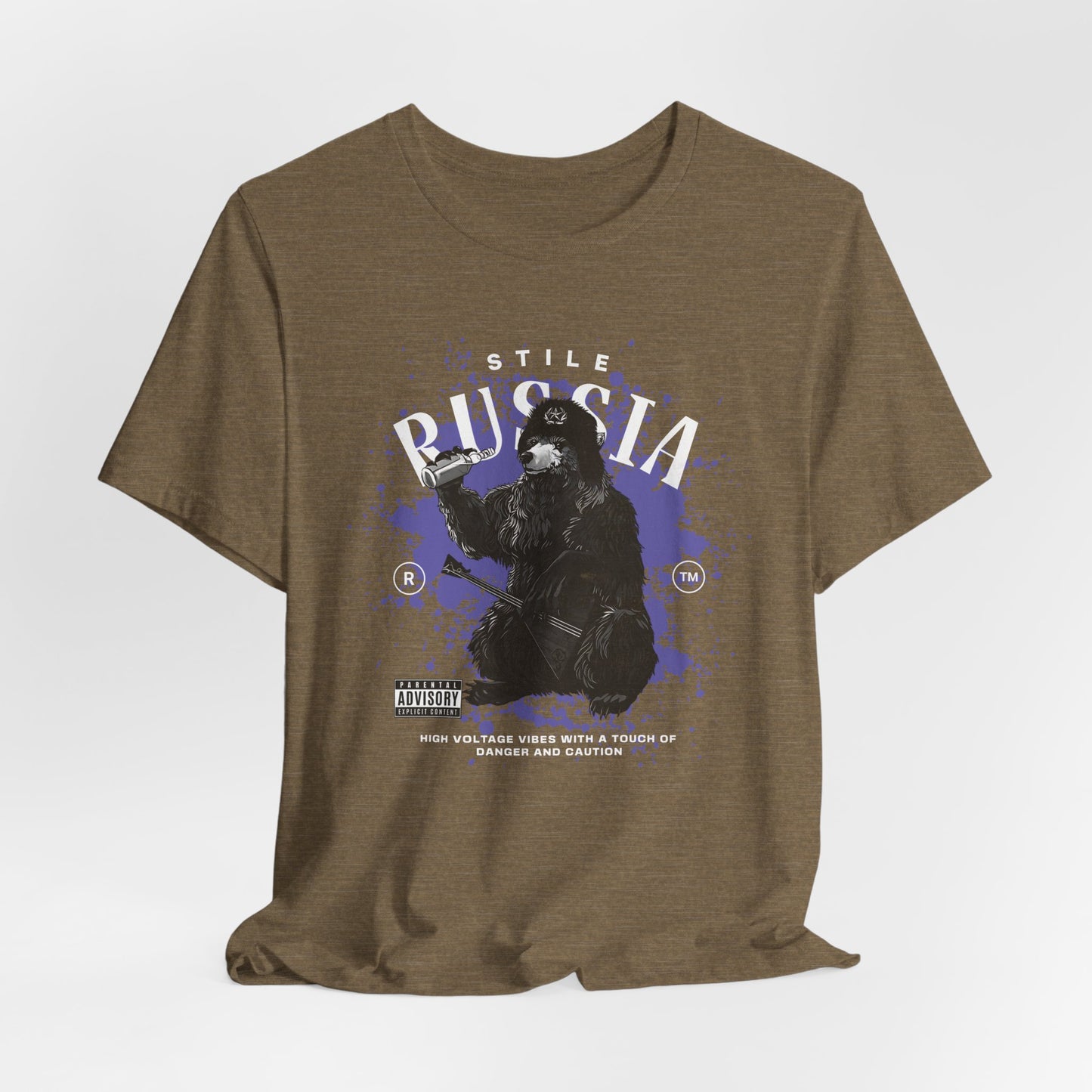 Russia stile, Camiseta de manga corta de punto unisex