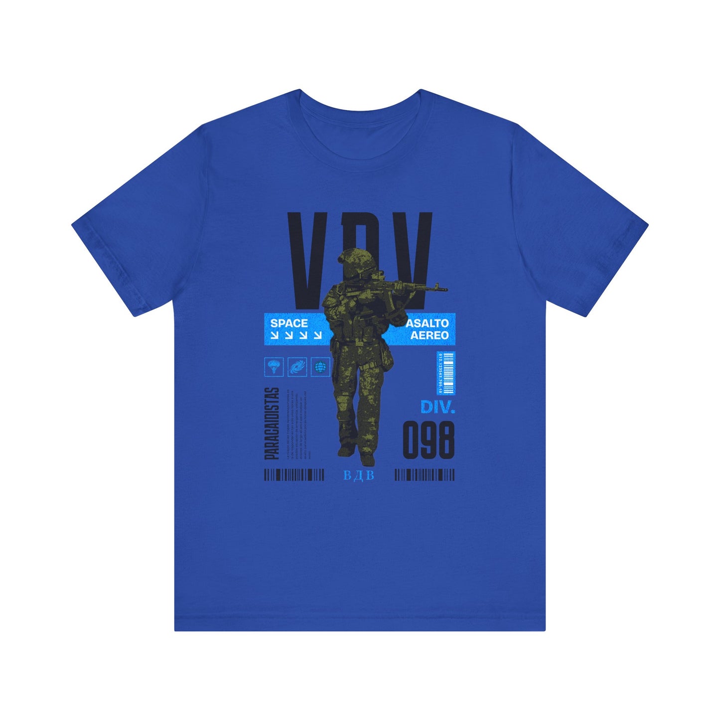 VDV 98th, Camiseta de manga corta de punto unisex