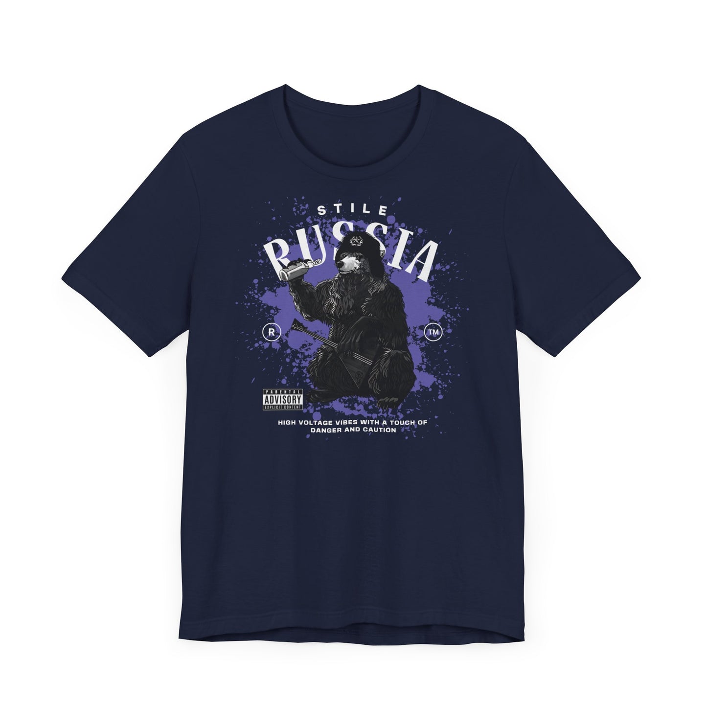 Russia stile, Camiseta de manga corta de punto unisex