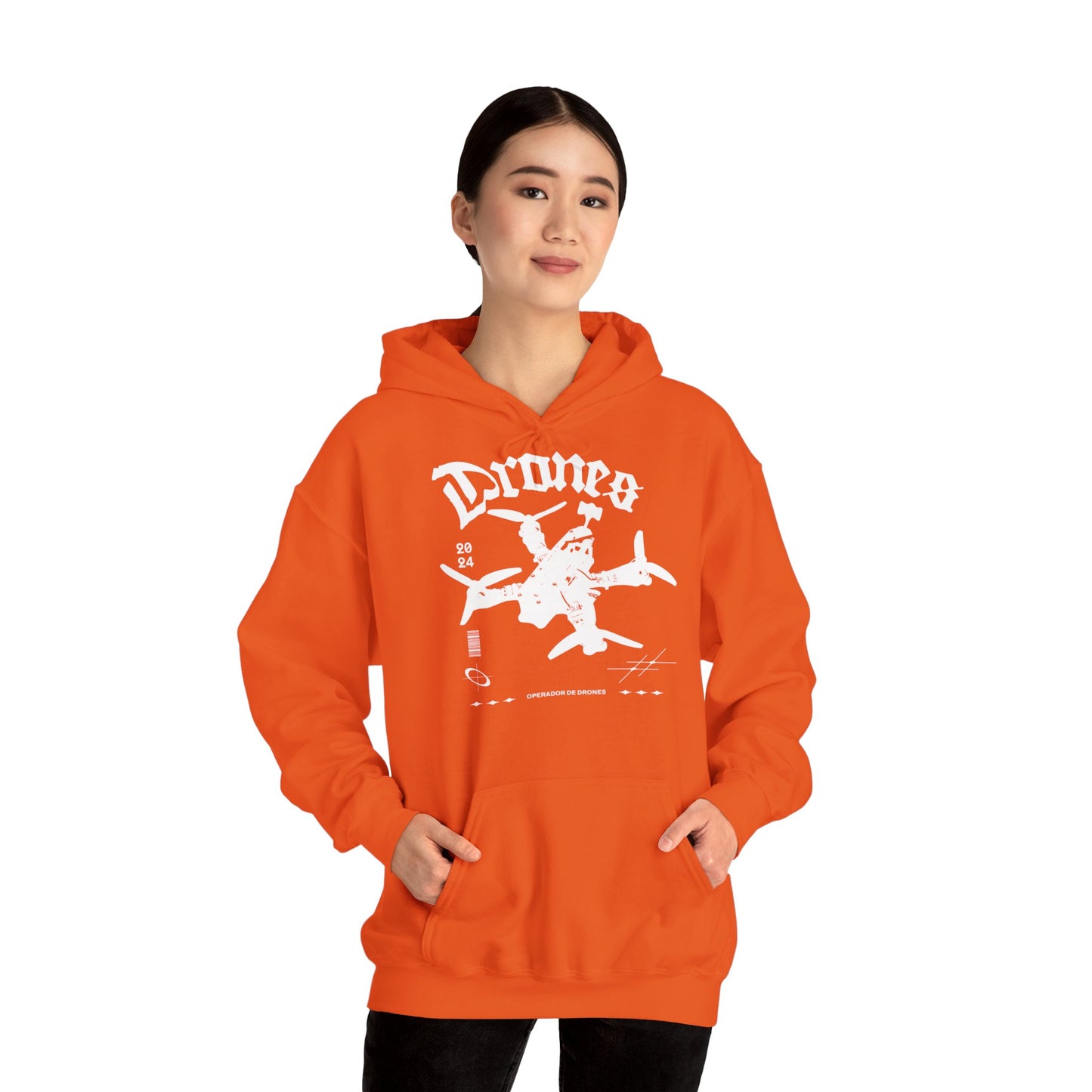 Operador de drones FPV, Sudadera con capucha unisex Heavy Blend™