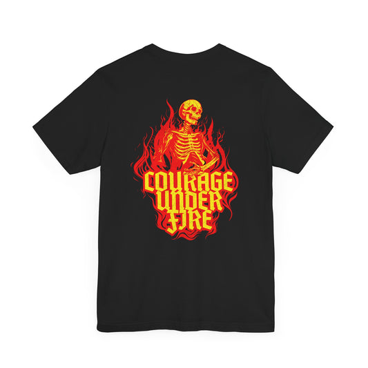 Bajo fuego, Camiseta de manga corta de punto unisex