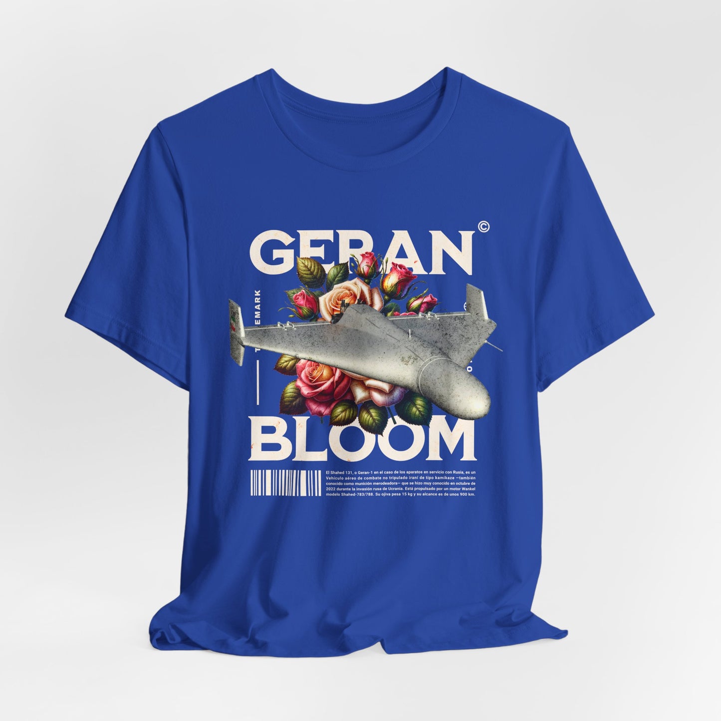 Dron Geran, Camiseta de manga corta de punto unisex