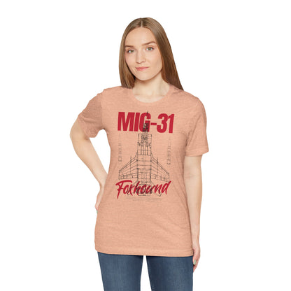 MIG-31, Camiseta de manga corta unisex de jersey