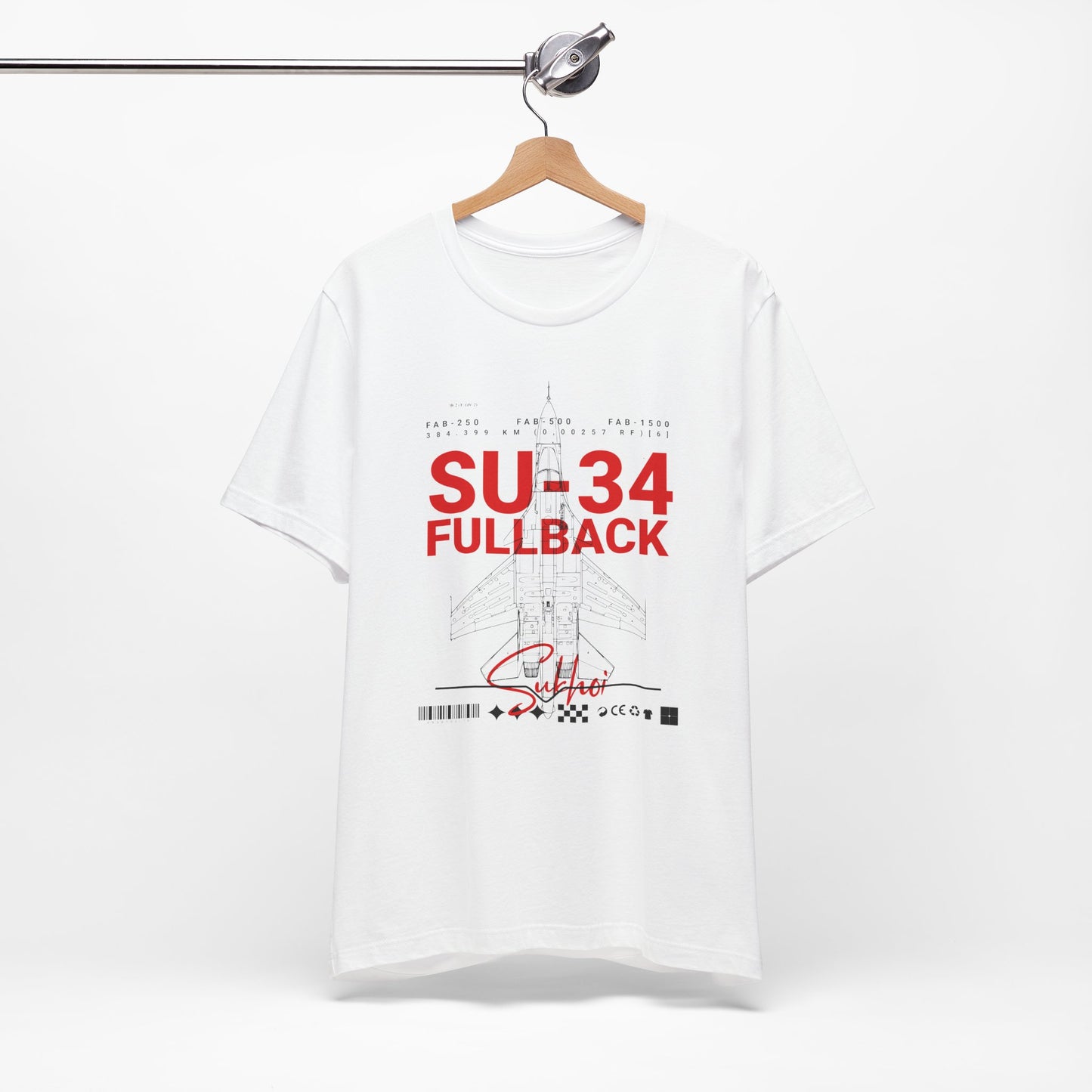 SU-34, Camisetas de fútbol unisex con pantalones cortos