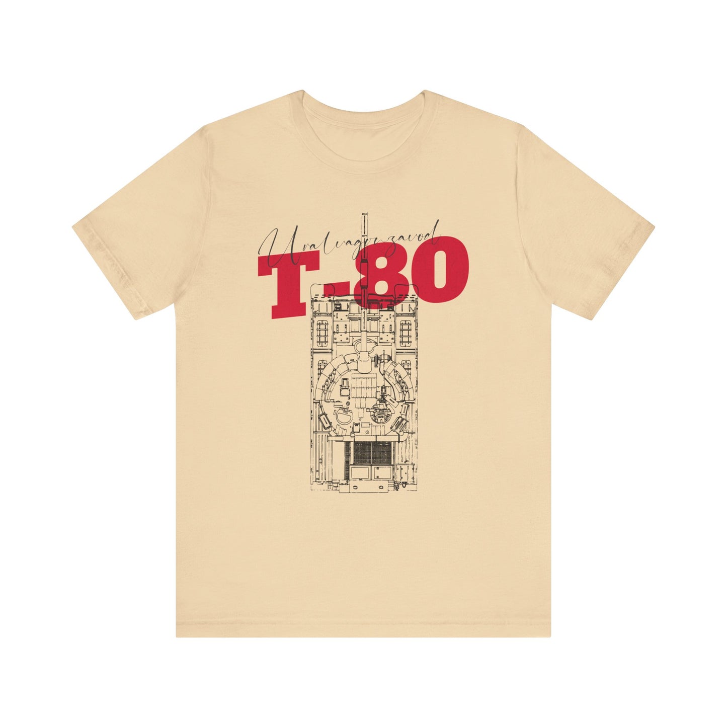 T-80, Camiseta de manga corta de punto unisex