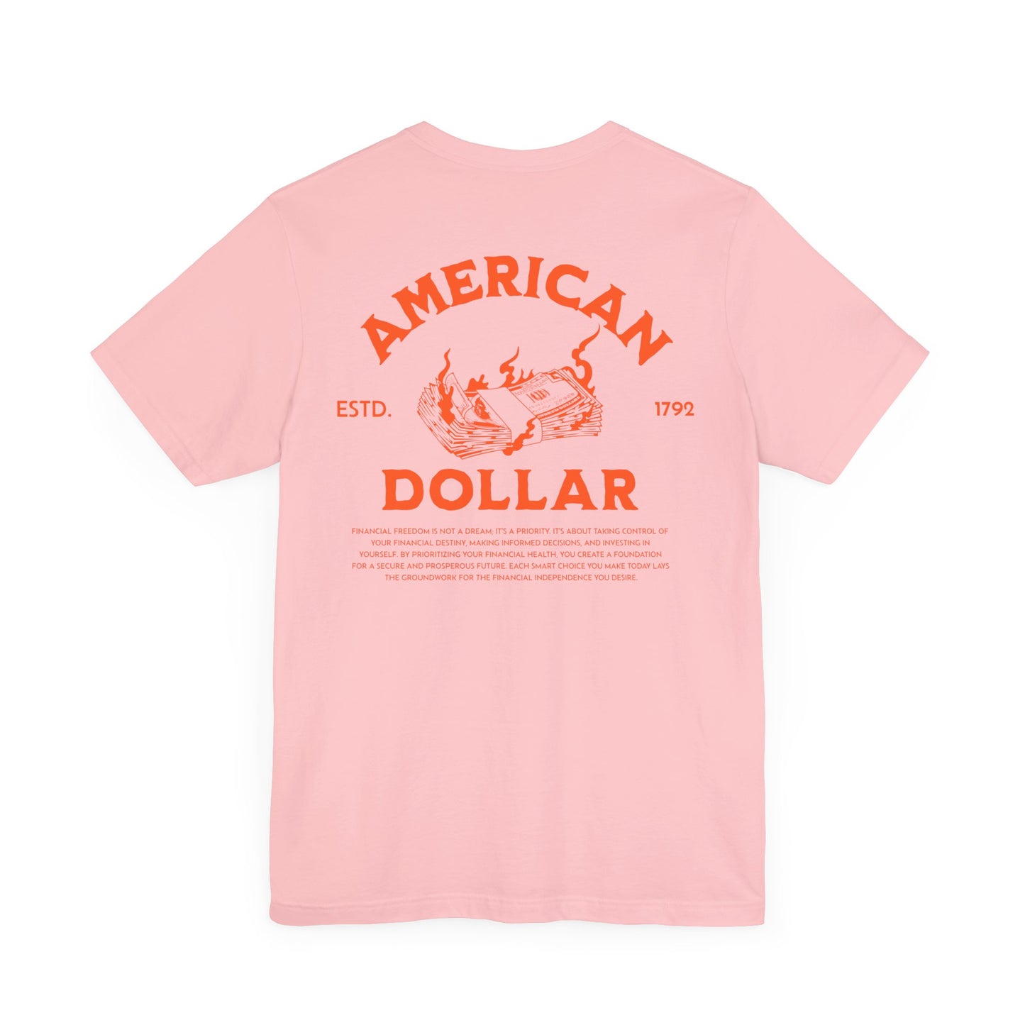 Dollar Burn, Camiseta de manga corta unisex de jersey