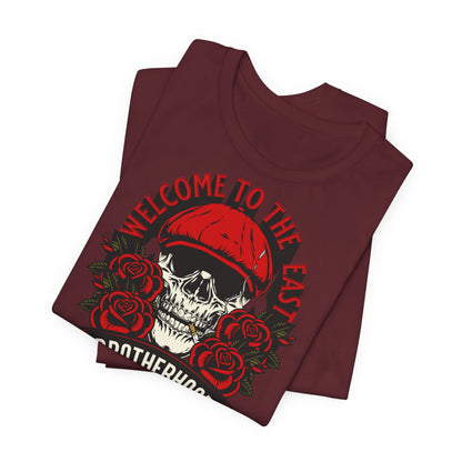 Welcome to the east, Camiseta de manga corta de punto unisex