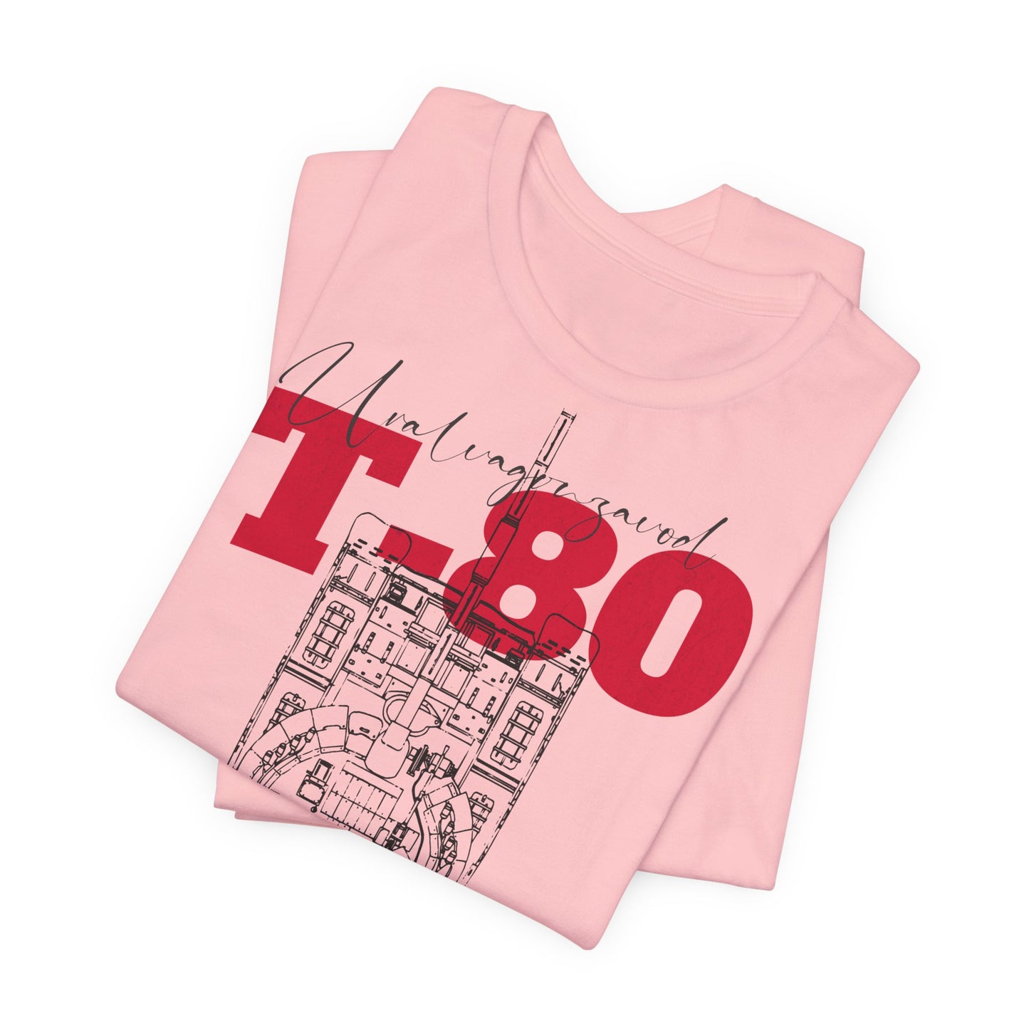 T-80, Camiseta de manga corta de punto unisex