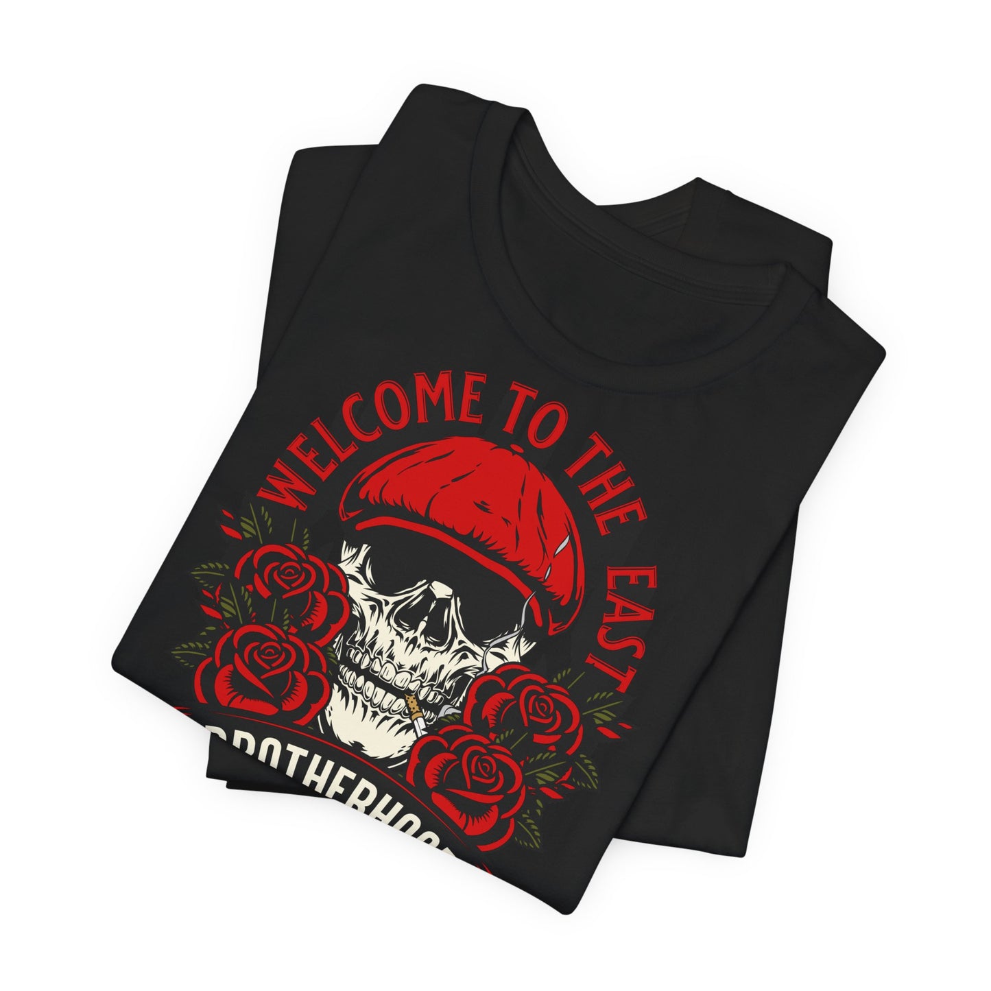 Welcome to the east, Camiseta de manga corta de punto unisex