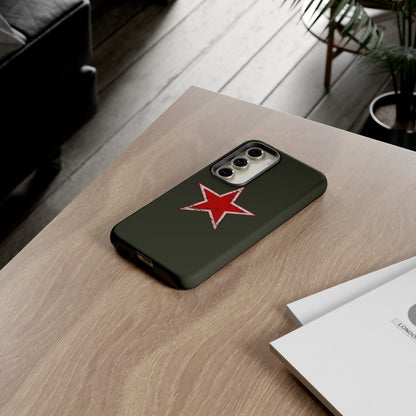 Red star, estuche para celular