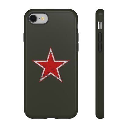 Red star, estuche para celular