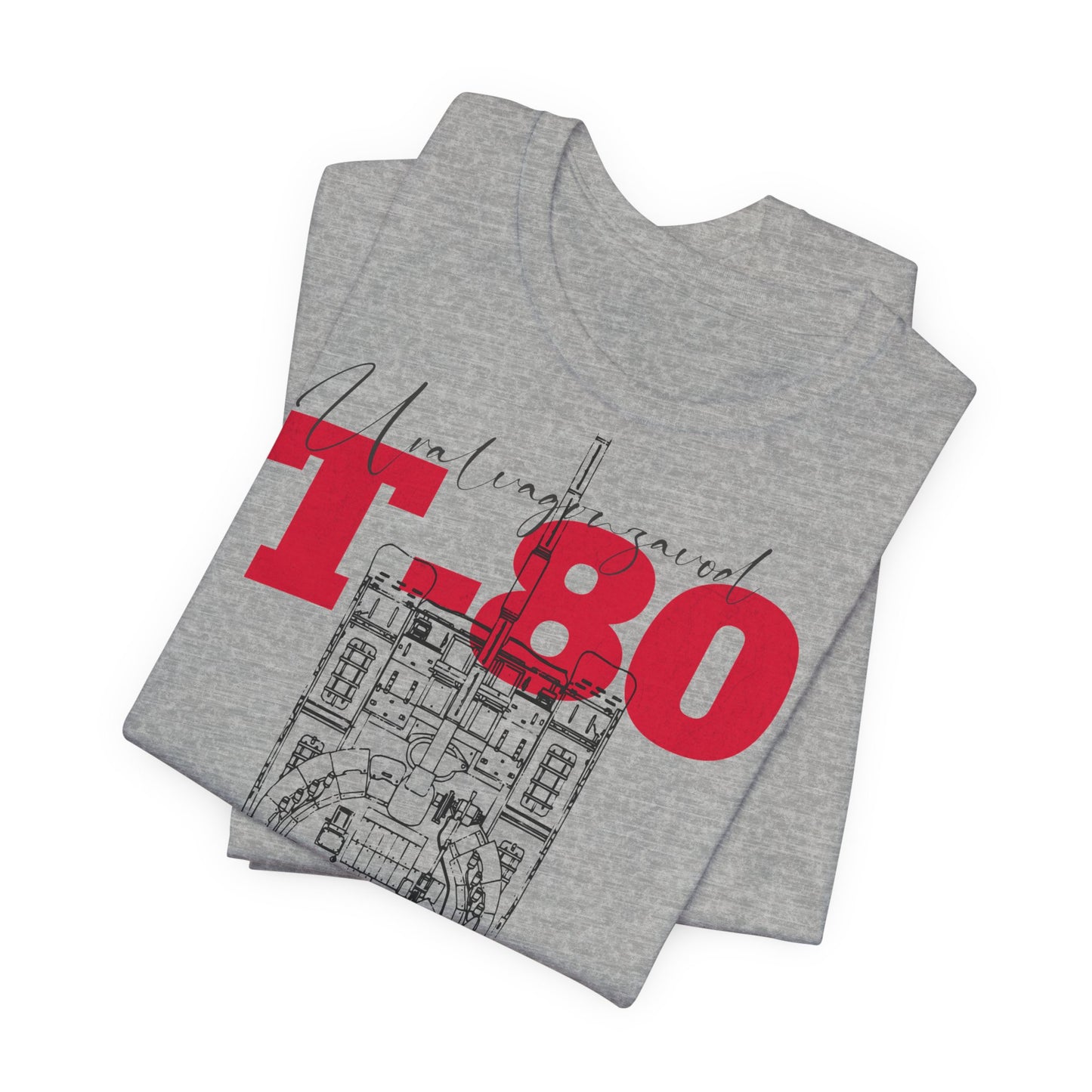 T-80, Camiseta de manga corta de punto unisex