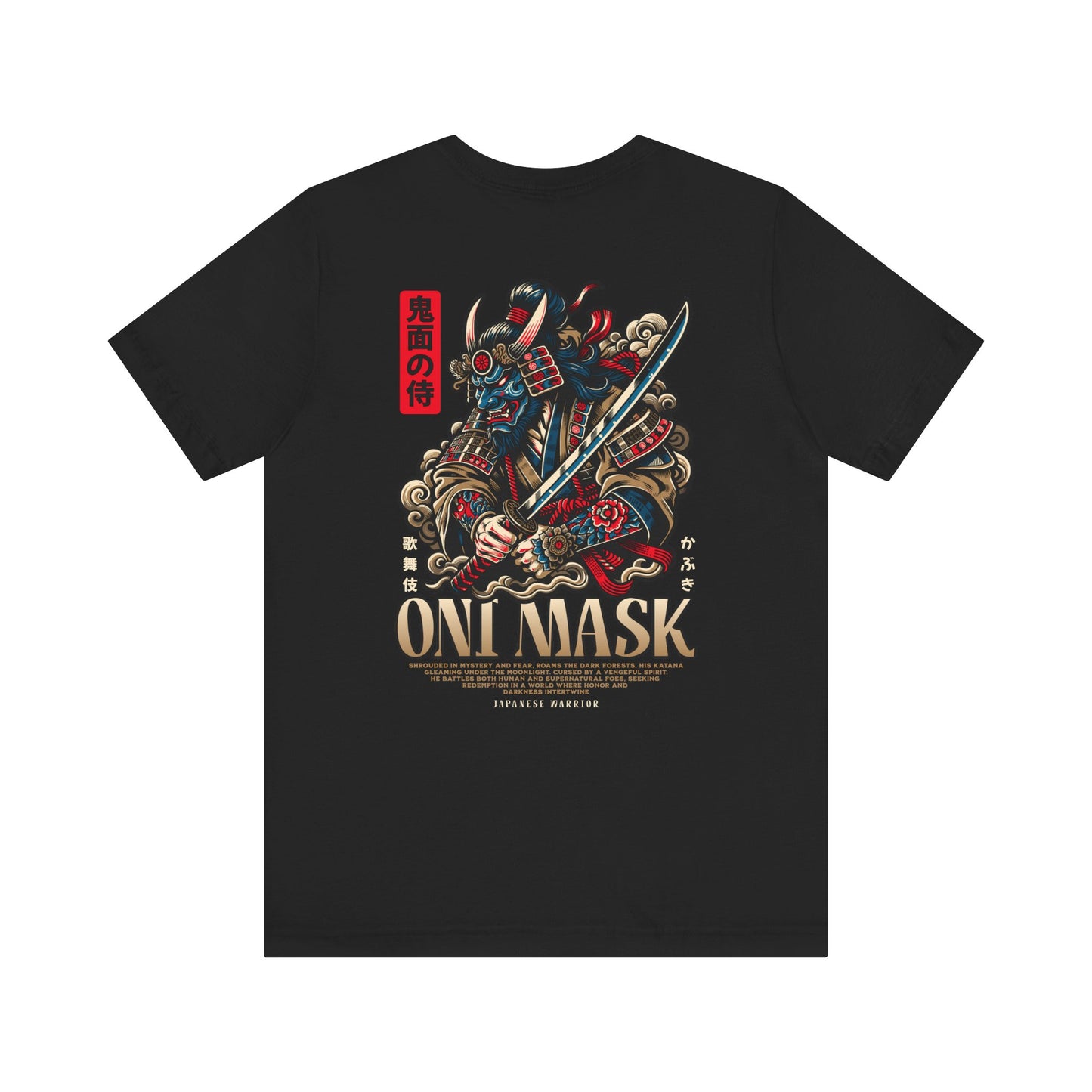 Oni Mask, Camiseta de manga corta unisex de jersey