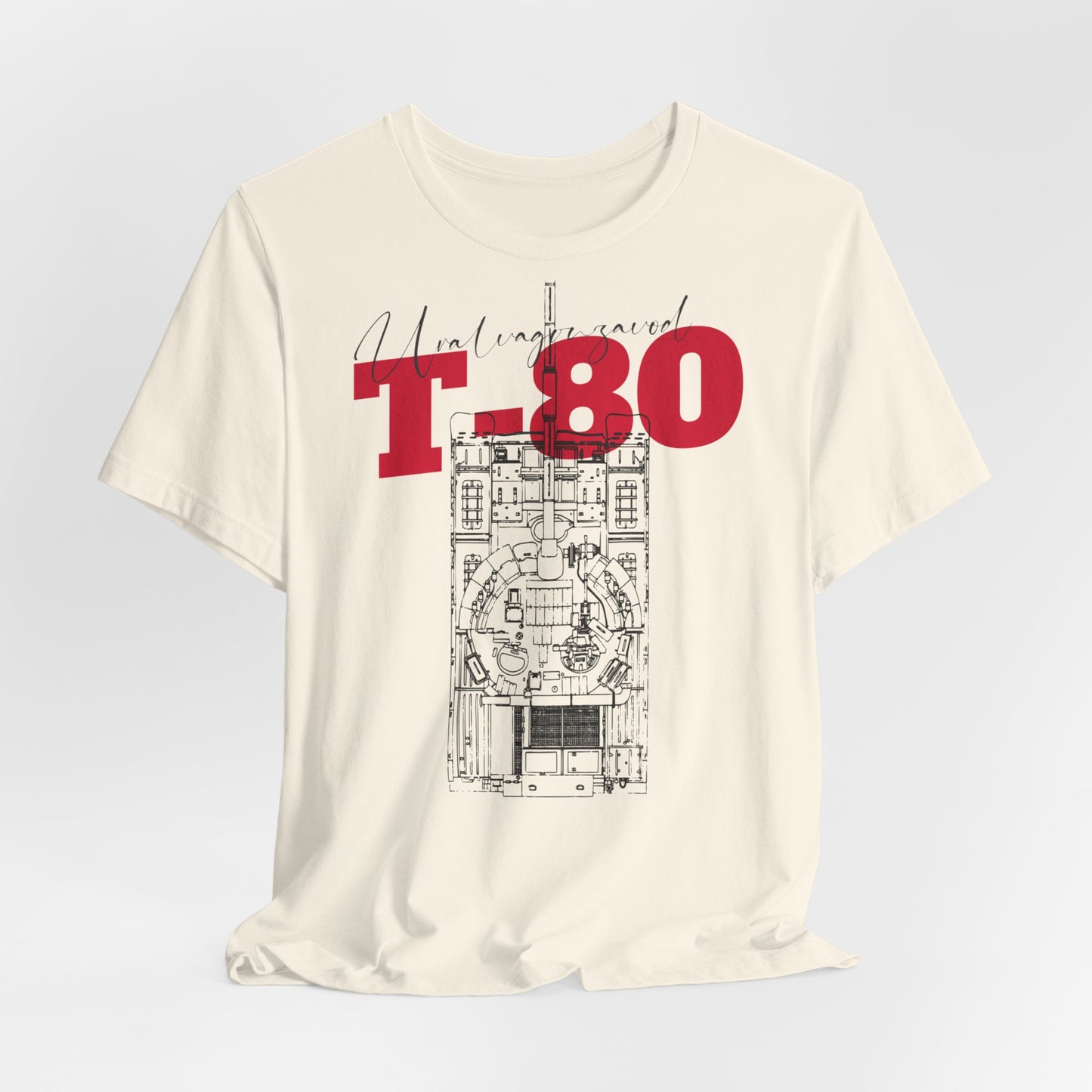 T-80, Camiseta de manga corta de punto unisex