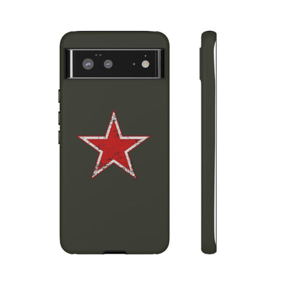 Red star, estuche para celular