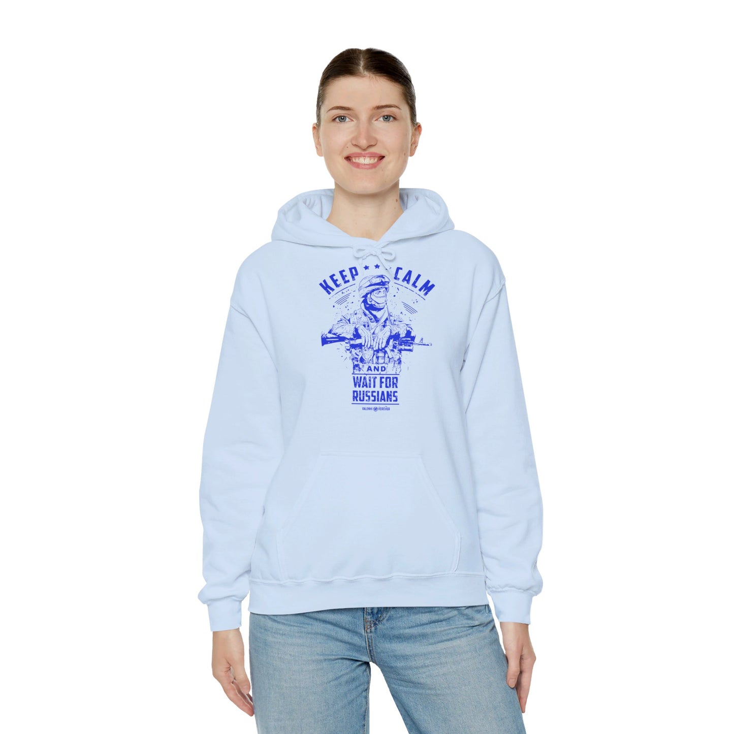 Espera a los rusos, Sudadera unisex con capucha Heavy Blend™