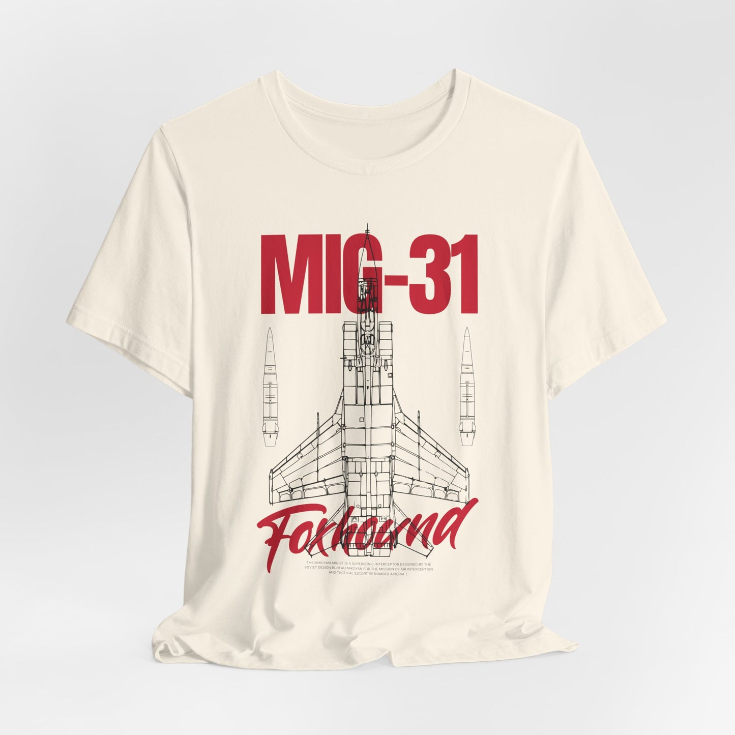 MIG-31, Camiseta de manga corta unisex de jersey