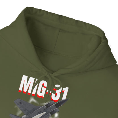 MIG-31 Armado con misil kinzhal, Sudadera con capucha unisex Heavy Blend™