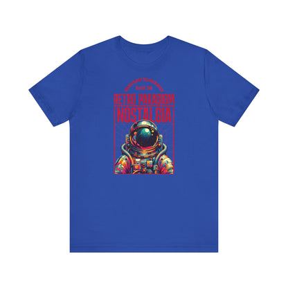 Retro Space, Camiseta de manga corta unisex de jersey