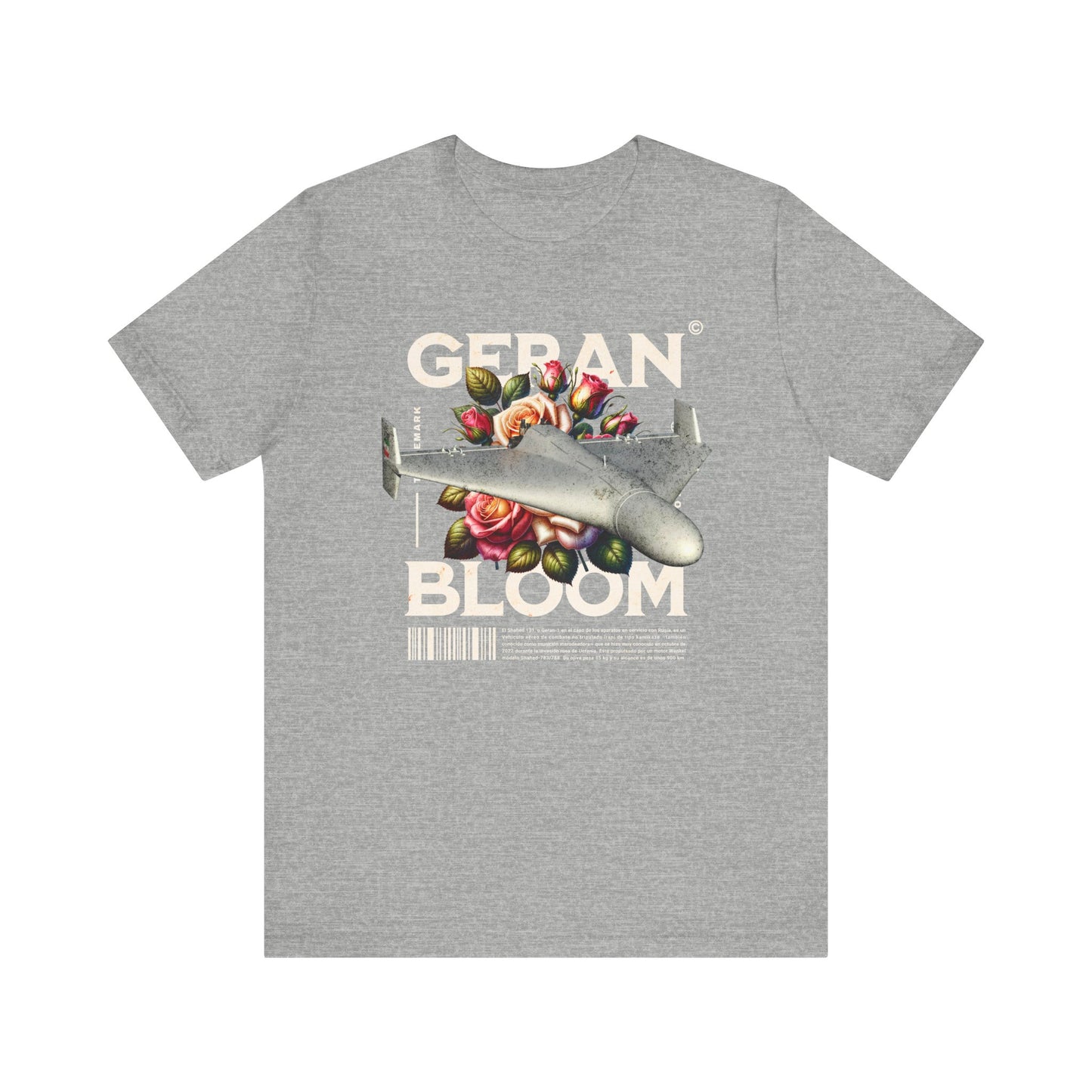 Dron Geran, Camiseta de manga corta de punto unisex