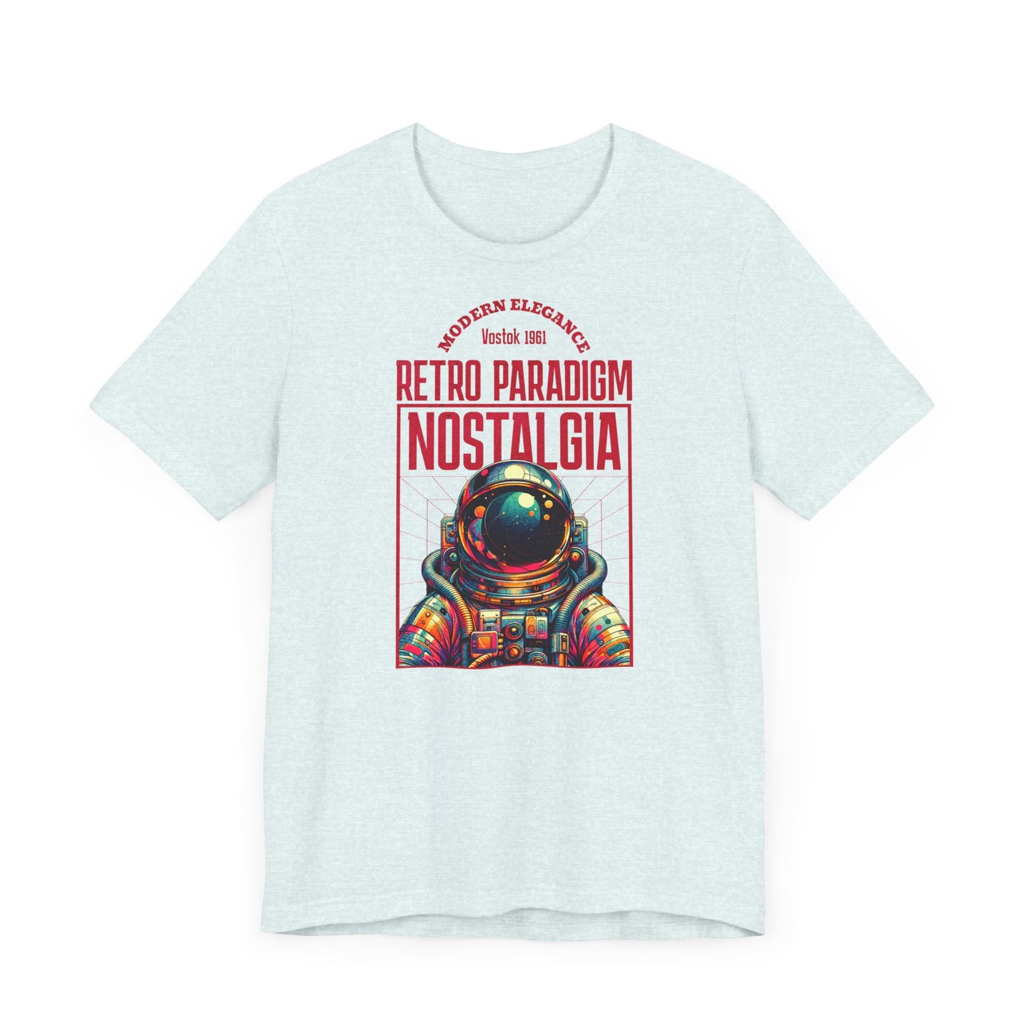 Retro Space, Camiseta de manga corta unisex de jersey