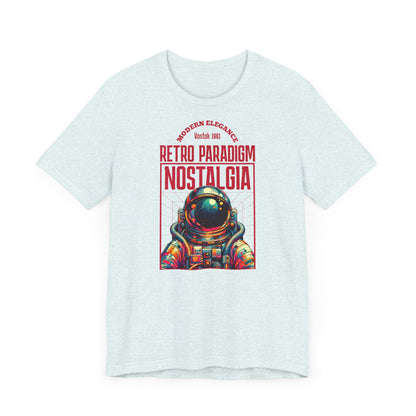 Retro Space, Camiseta de manga corta unisex de jersey