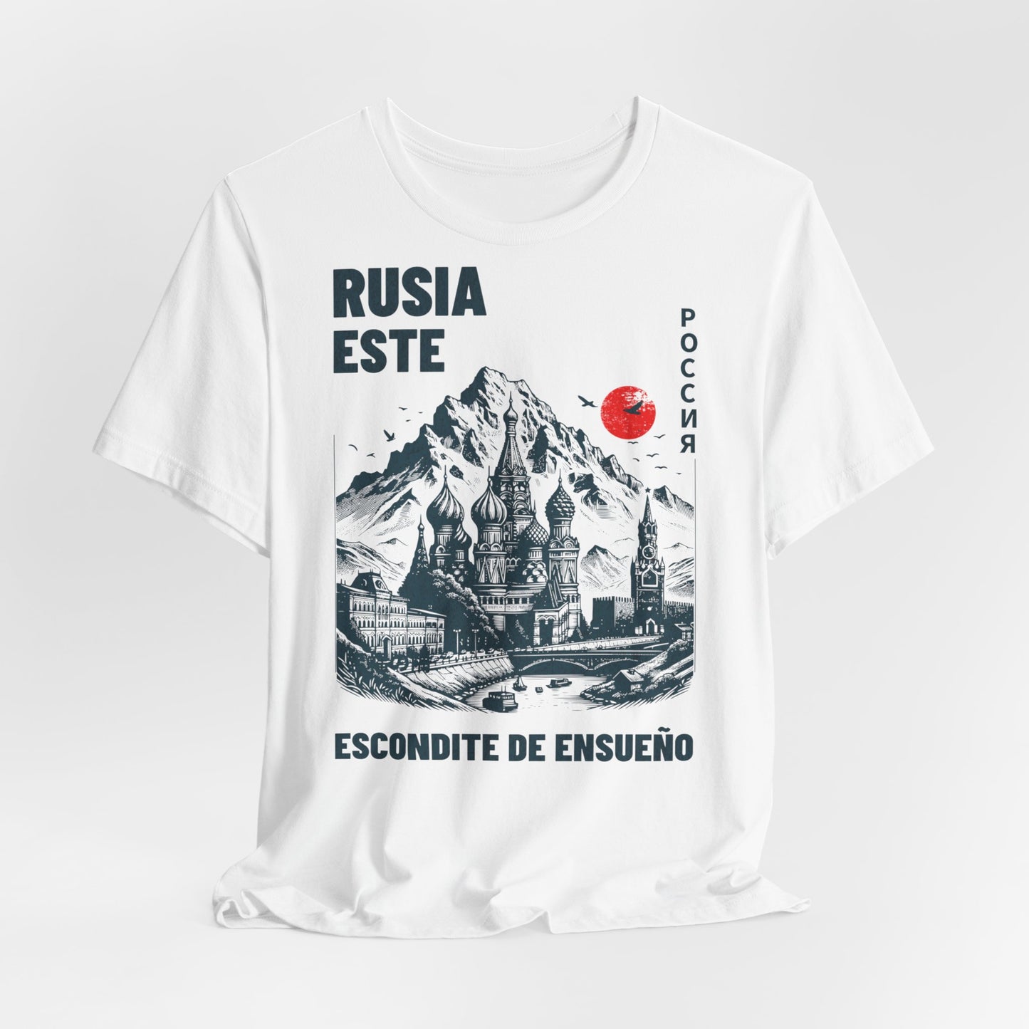 Rusia en el este, Camiseta de manga corta de punto unisex