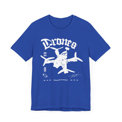 Operador de drones FPV, Camiseta de manga corta de punto unisex