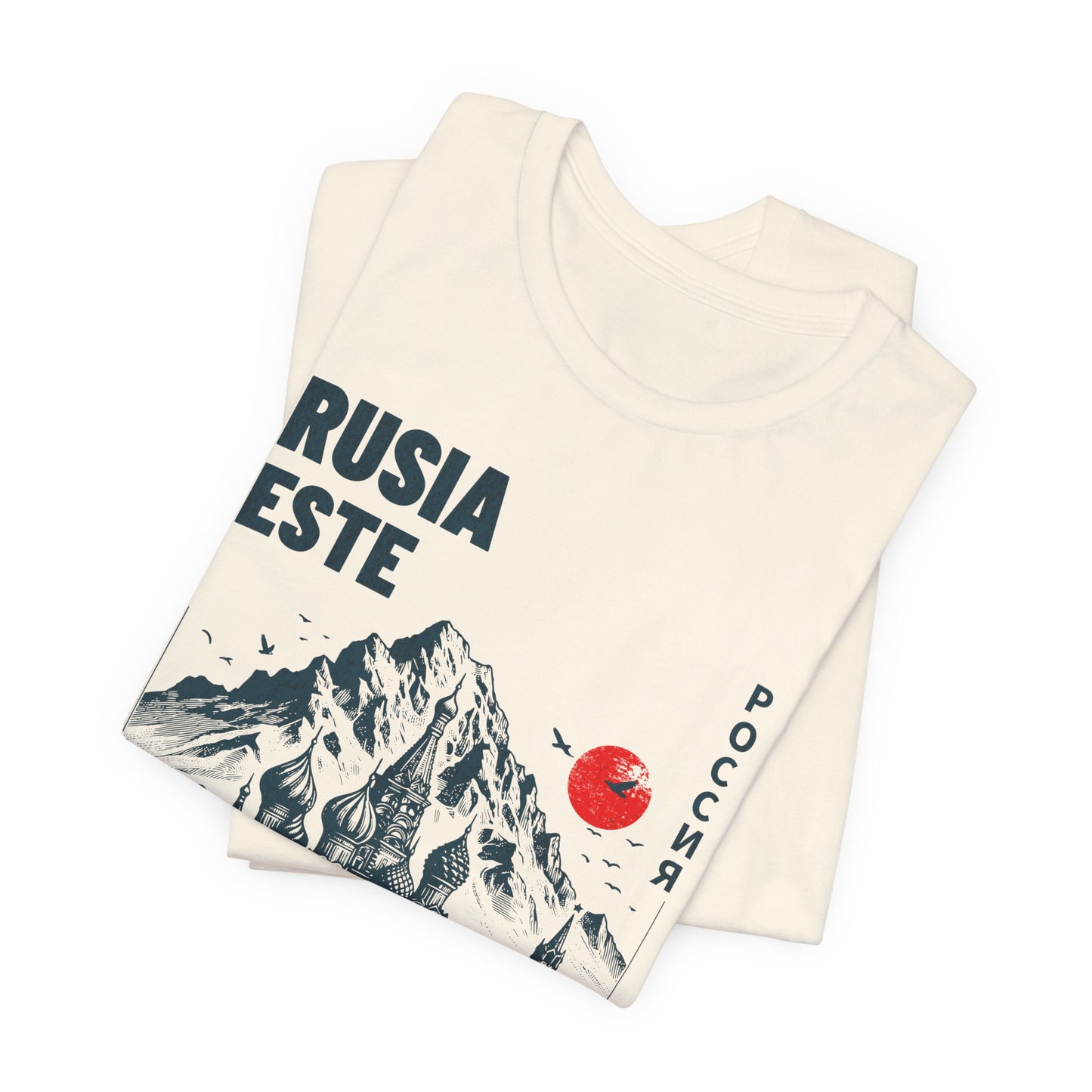 Rusia en el este, Camiseta de manga corta de punto unisex