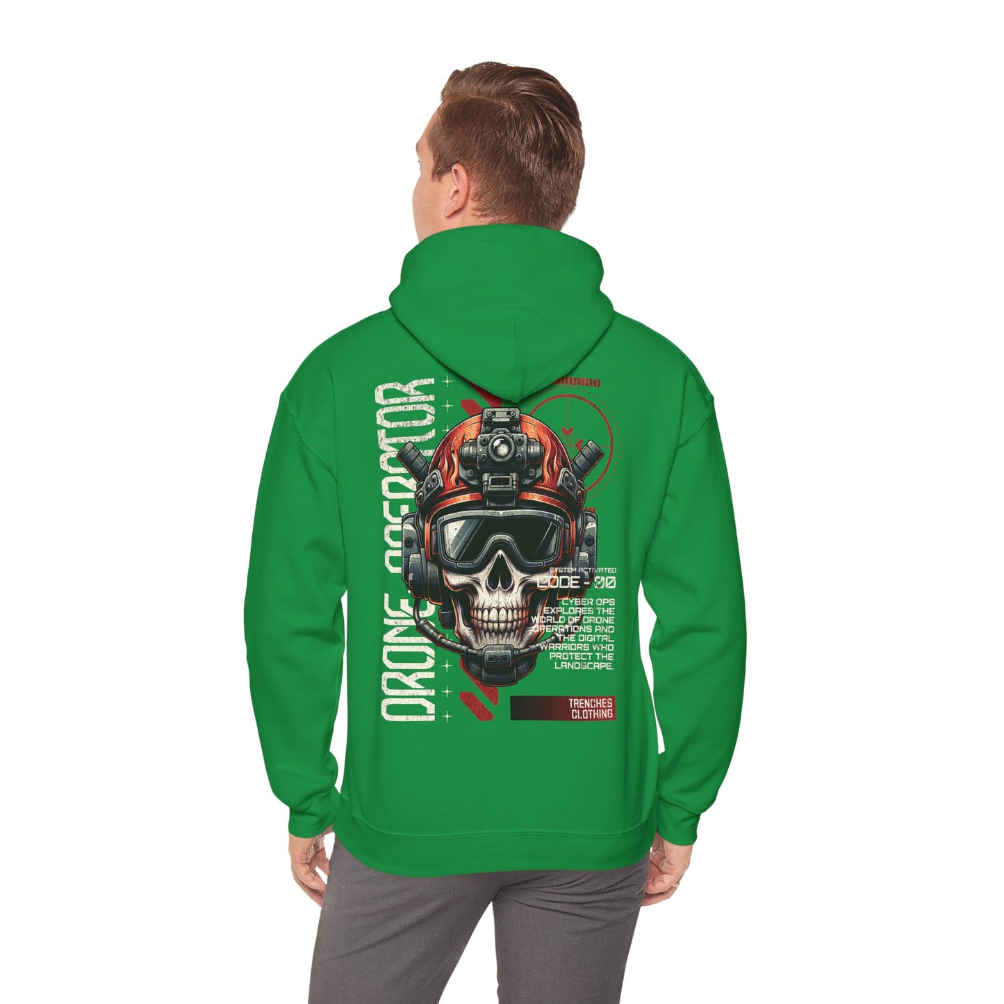 Drone-Ops, Sudadera unisex con capucha Heavy Blend™