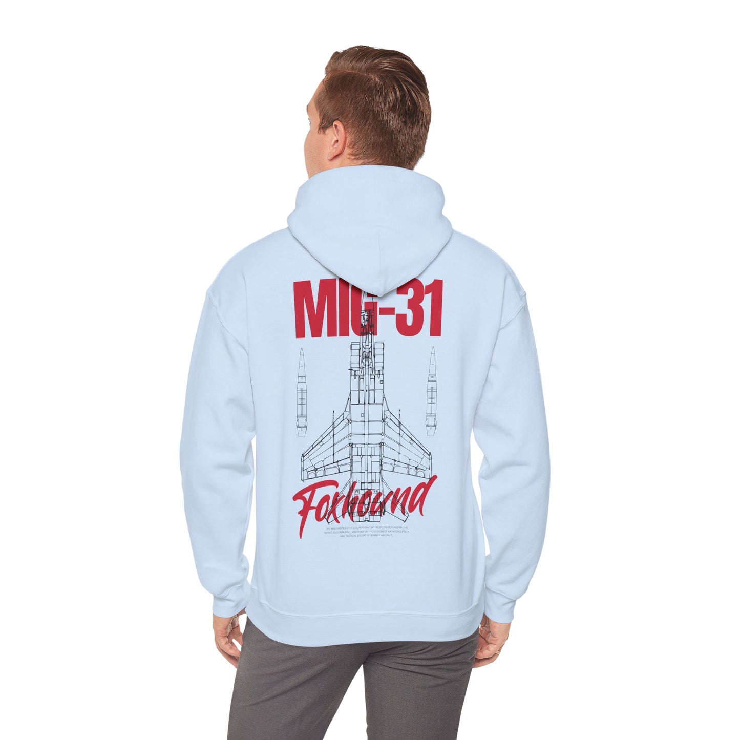 MIG-31, Sudadera unisex con capucha Heavy Blend™