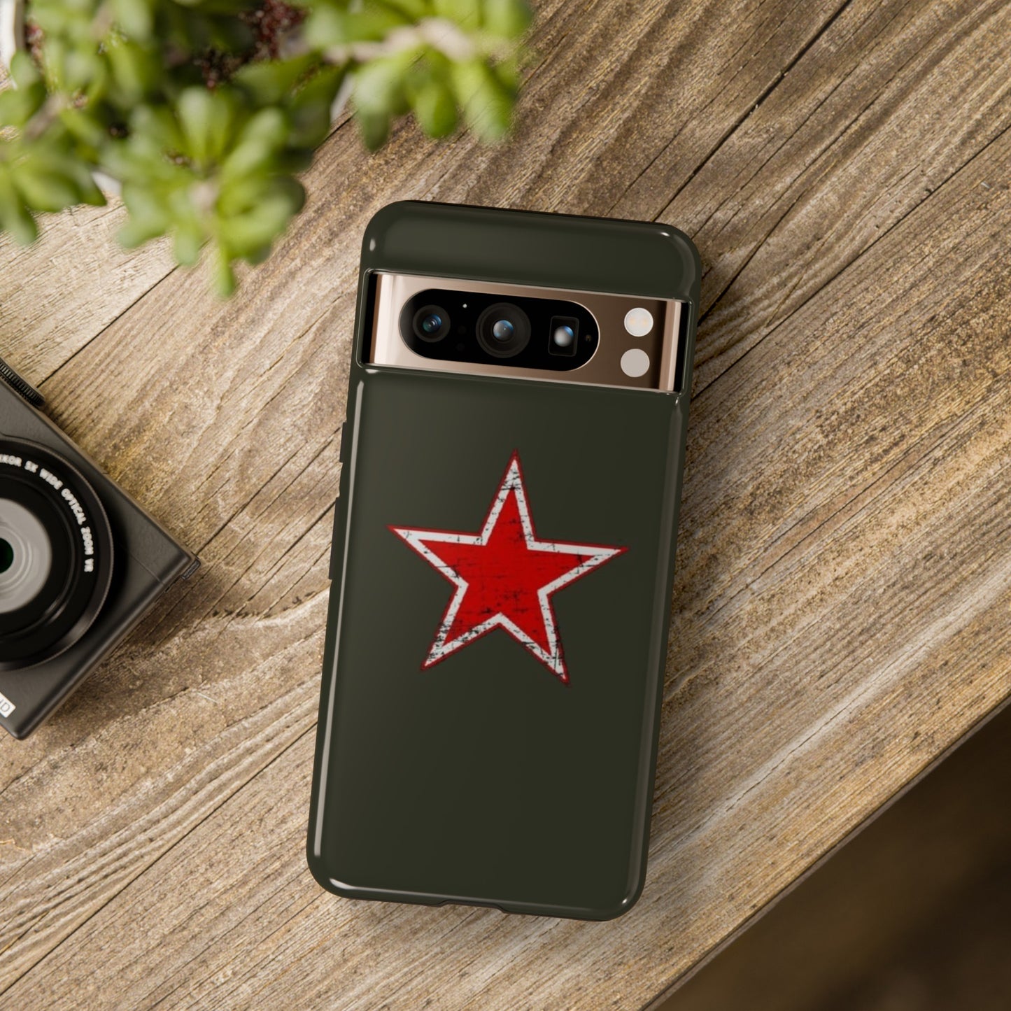 Red star, estuche para celular