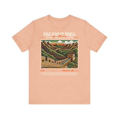 Muralla china, Camiseta de manga corta unisex de jersey