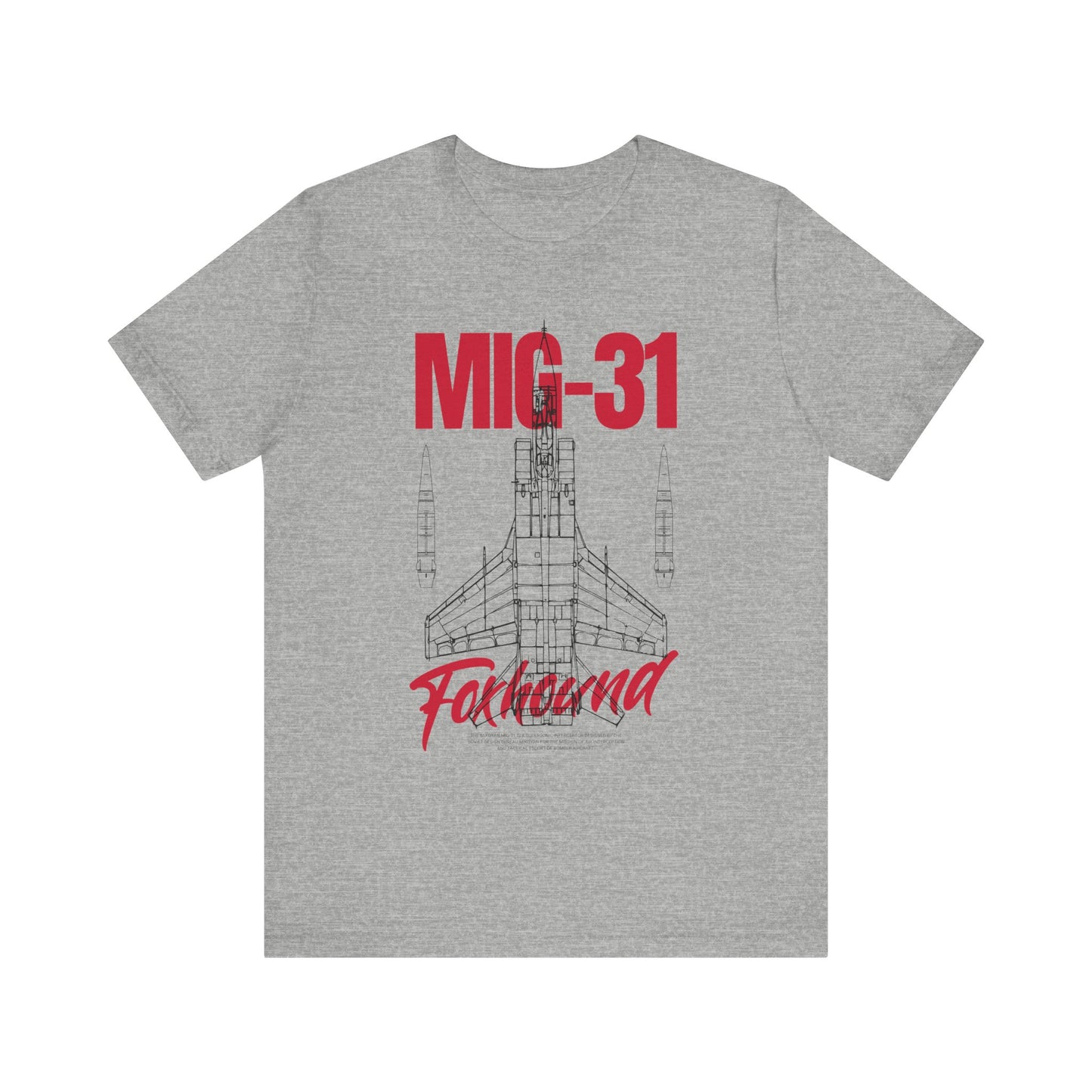 MIG-31, Camiseta de manga corta unisex de jersey