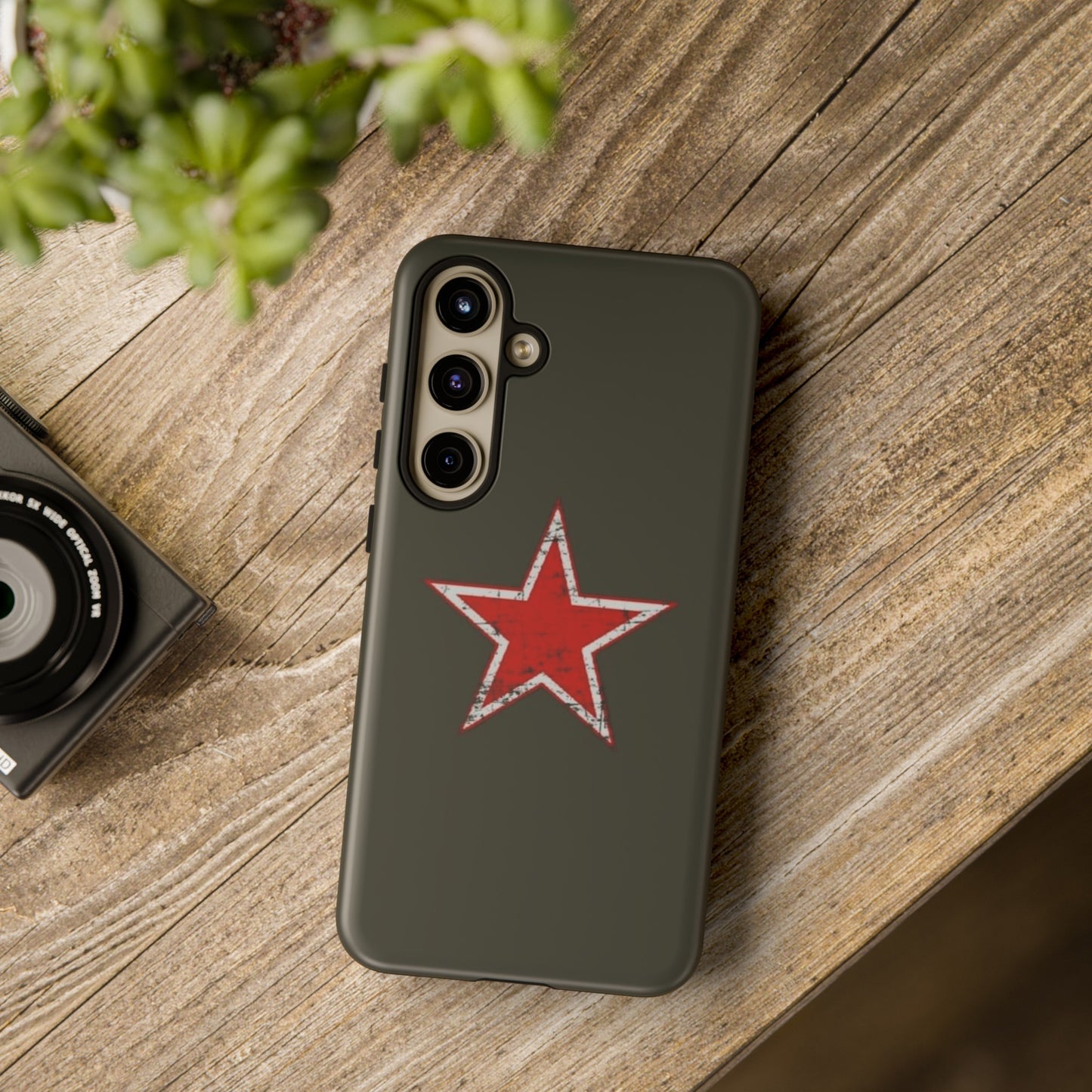 Red star, estuche para celular