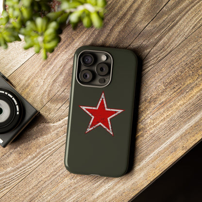 Red star, estuche para celular